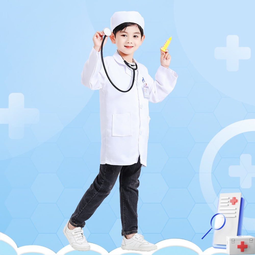 Medical Lab Coats - Conjunto de fantasia de dramatização para