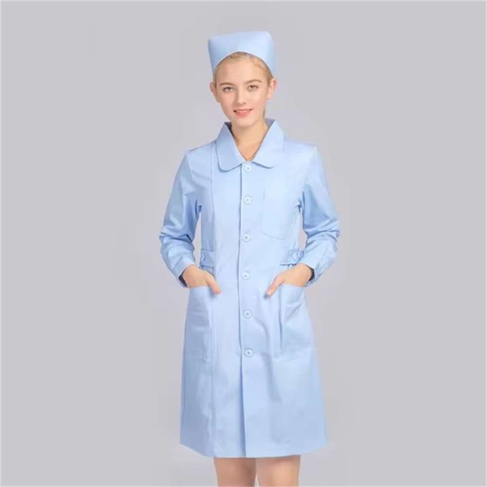 Novo algodão puro respirável b - Medical Lab Coats avaliação e preço