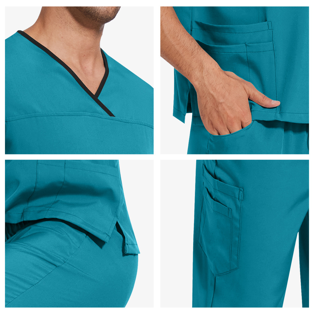 Uniforme Cirúrgico de Manga Cu - Medical Lab Coats avaliação e preço