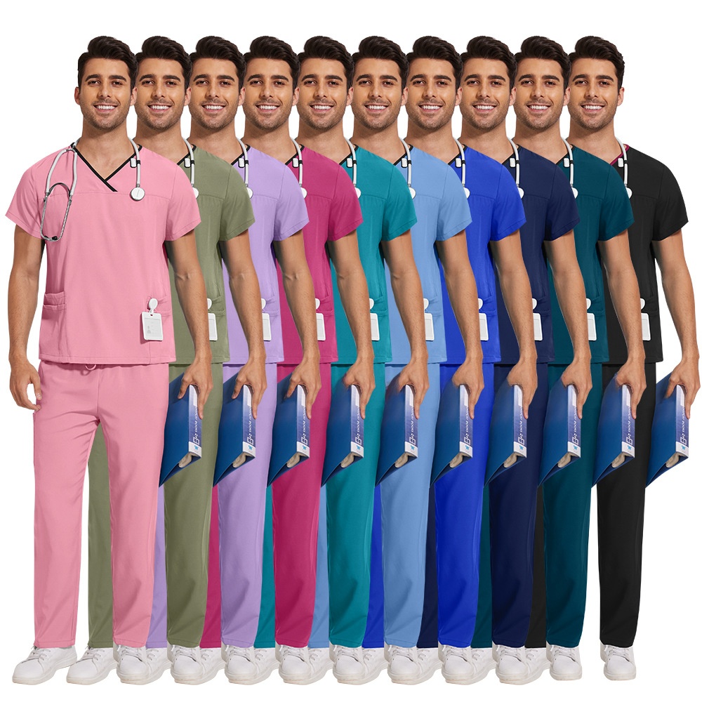 Uniforme Cirúrgico de Manga Cu - Medical Lab Coats avaliação e preço