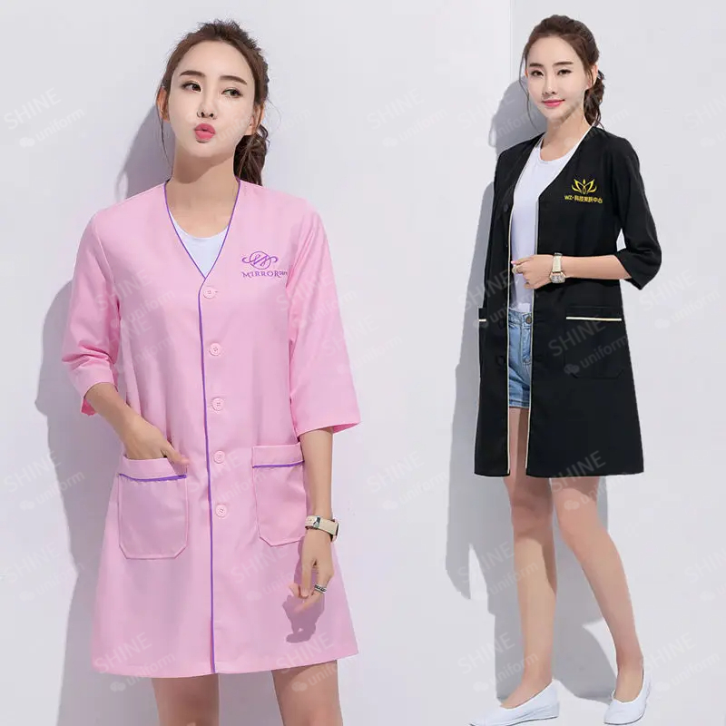 Uniforme de beleza esteticista - Medical Lab Coats avaliação e preço